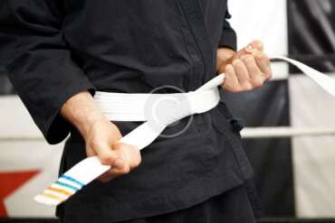 Karate belt system and acknowledgements